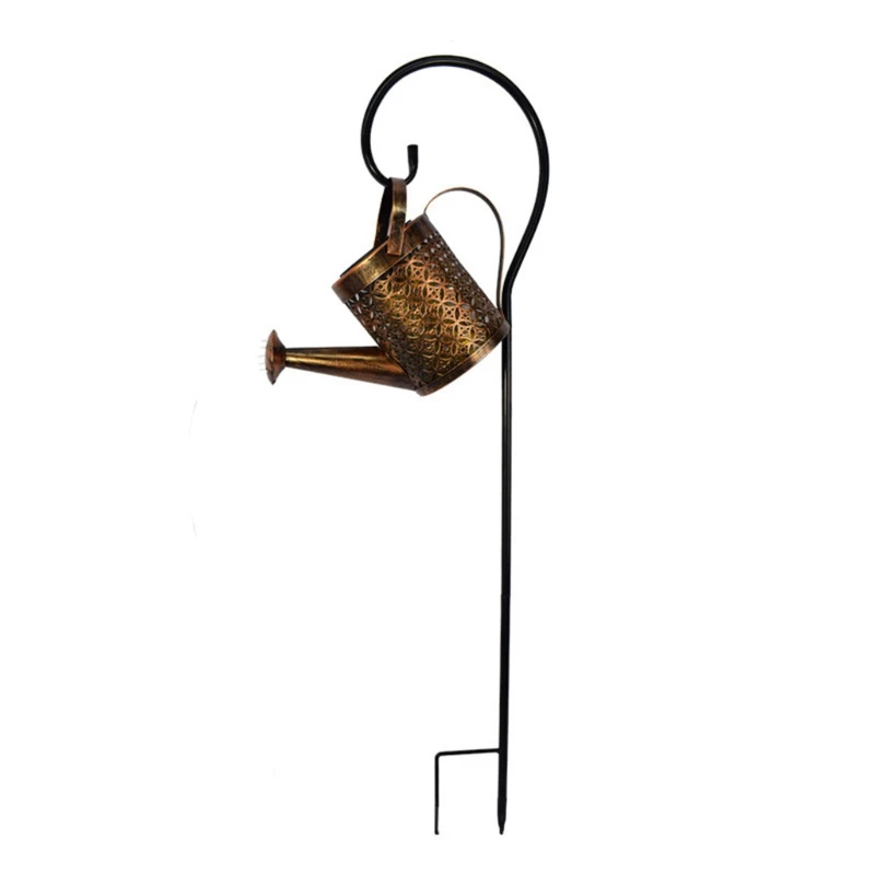 MXLB Wrought Iron Hollow Out Lamp Metal Solar Powered Watering Can Kettle Sprinkles Fairy LED Lights String Garden Lawn Decor
MXLB Wrought Iron Hollow Out Lamp Metal Solar Powered Watering Can Kettle Sprinkles Fairy LED Lights String Garden Lawn Decor
