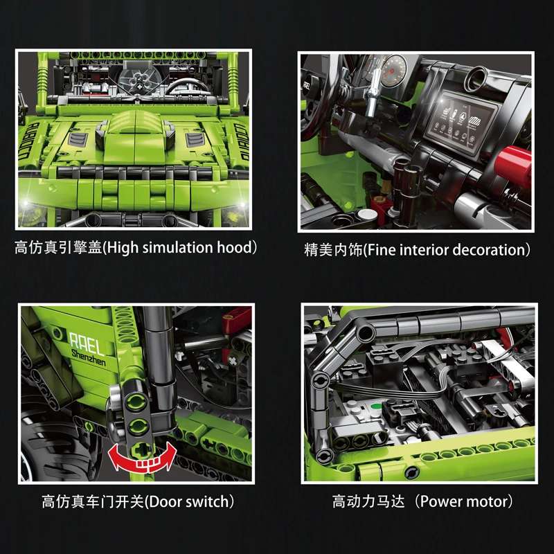 2343PCS speed race model technic off road car creator construction offroad jeep wrangler building blocks sport kits racing
2343PCS speed race model technic off road car creator construction offroad jeep wrangler building blocks sport kits racing