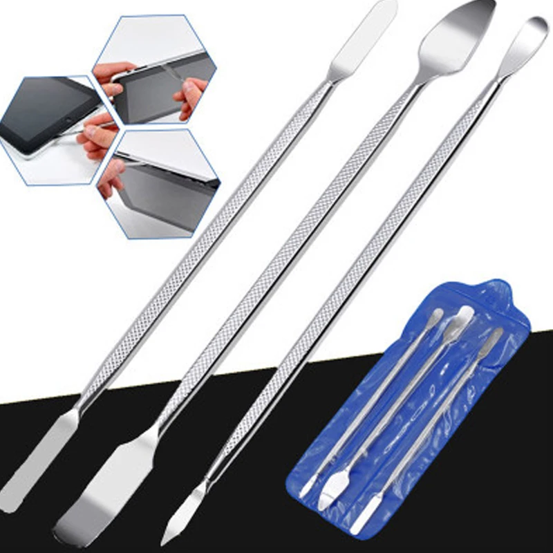 3pcs Universal Metal Steel Pry Phone Hand Tool Set Mobile Phone Repair Opening Tool Metal Disassemble Crowbar miniature tools
3pcs Universal Metal Steel Pry Phone Hand Tool Set Mobile Phone Repair Opening Tool Metal Disassemble Crowbar miniature tools