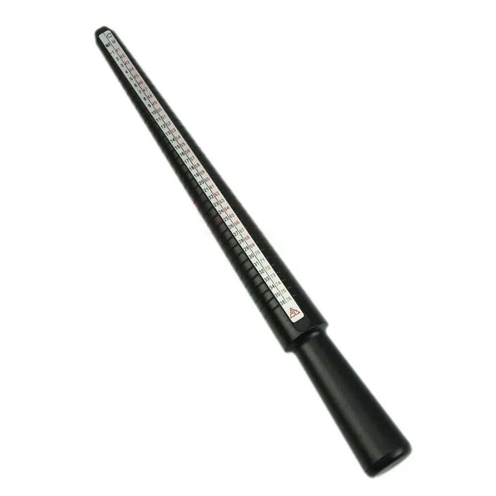Classic Ring Sizer Mandrel Stick Finger Gauge Ring Measuring Sizes Measuring Stick Jewelry Tool Black
Classic Ring Sizer Mandrel Stick Finger Gauge Ring Measuring Sizes Measuring Stick Jewelry Tool Black