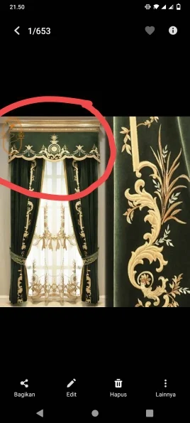 valance :w130cmxh60cm 2piece curtain:w130cmxh310cm 4 piece tulle:w130cmxh310cm 2 piece (double-sided lace embroidery)
valance :w130cmxh60cm 2piece curtain:w130cmxh310cm 4 piece tulle:w130cmxh310cm 2 piece (double-sided lace embroidery)