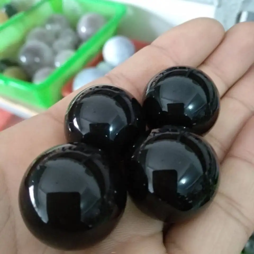 4pcs Mini Heal Obsidian Crystal Ball for Fengshui Ball, Meditation, Crystal Healing
4pcs Mini Heal Obsidian Crystal Ball for Fengshui Ball, Meditation, Crystal Healing