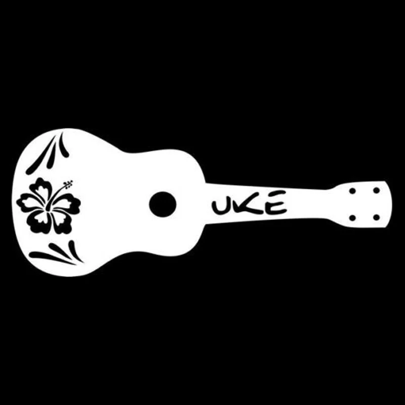 Car Decals, Uke Guitar Decals, PVC Waterproof and Sun Proof Car Styling, Black/silver 14.2cm*5.5cm
Car Decals, Uke Guitar Decals, PVC Waterproof and Sun Proof Car Styling, Black/silver 14.2cm*5.5cm