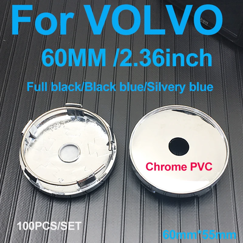 Black/Blue Car Styling Wheel Center Caps Covers Wheel Hub Badge Emblem 60mm 2.36" PVC Chrome for XC90 XC70 XC60 V40 V50 V60
Black/Blue Car Styling Wheel Center Caps Covers Wheel Hub Badge Emblem 60mm 2.36" PVC Chrome for XC90 XC70 XC60 V40 V50 V60