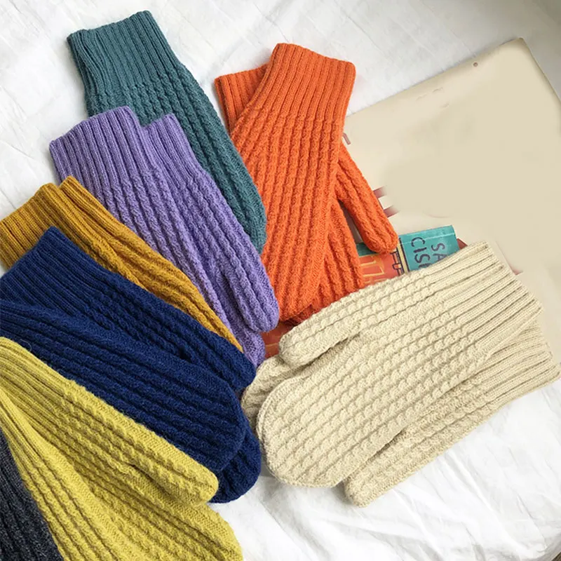 Winter Warm Knitted Cycling Gloves Stylish INS Solid Color Gloves For Women Men Comfortable Elastic Outdoor Ull Finger Gloves
Winter Warm Knitted Cycling Gloves Stylish INS Solid Color Gloves For Women Men Comfortable Elastic Outdoor Ull Finger Gloves