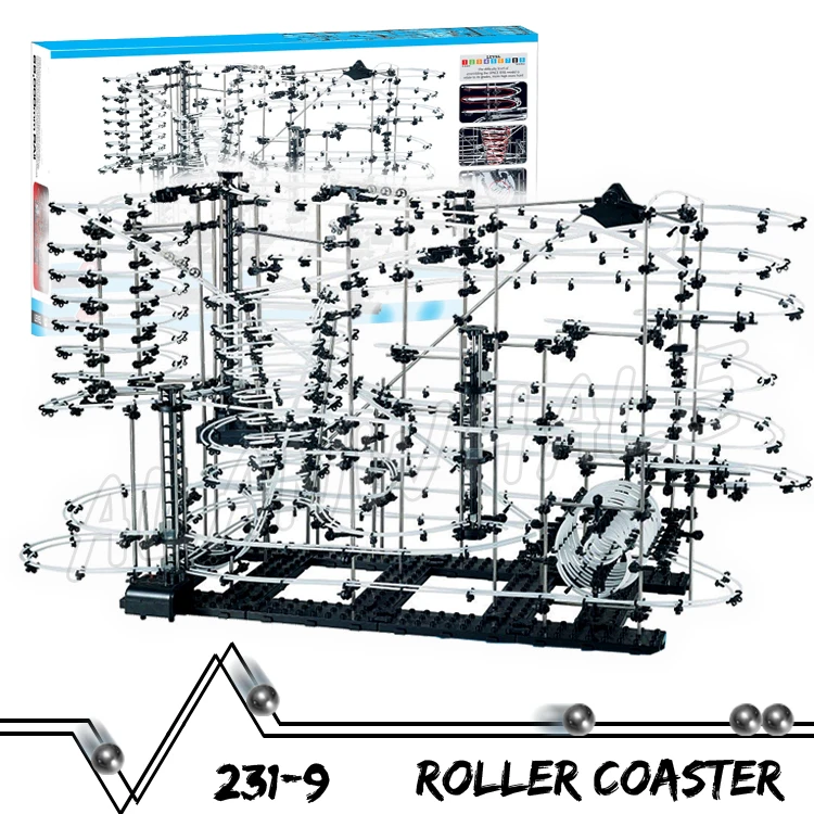 7000cm Rail High Level 9 Challenge Marble Run Roller Coaster Electric Elevator Model Building Boys Toys Rolling ball Sculpture
7000cm Rail High Level 9 Challenge Marble Run Roller Coaster Electric Elevator Model Building Boys Toys Rolling ball Sculpture