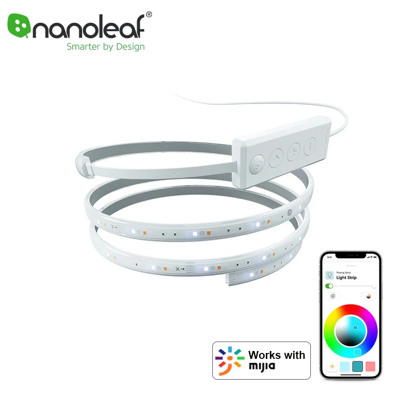 Фото Умсветильник лента Nanoleaf LED с бесконечным светом mi ng RGBCW атмосферная меняющая цвет