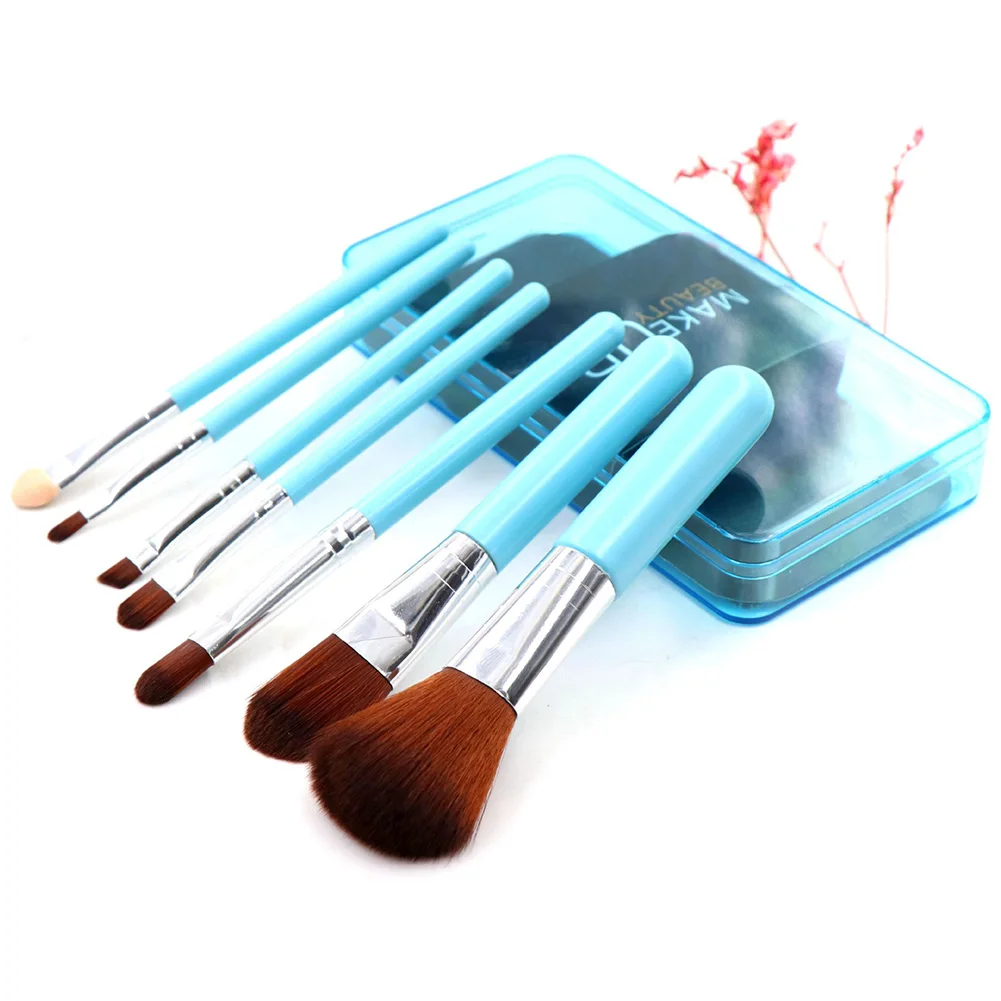 7Pcs Makeup Brush Set High Quality Foundation Powder Eyeshadow Brush with Plastic Boxed Cosmetic Beauty Tool Kit Hot
7Pcs Makeup Brush Set High Quality Foundation Powder Eyeshadow Brush with Plastic Boxed Cosmetic Beauty Tool Kit Hot