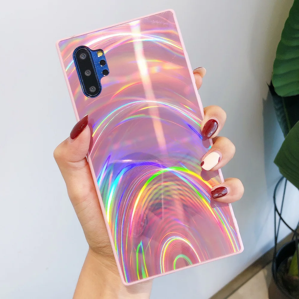 3D Rainbow Glitter Phone Case Holographic Prism Laser Cover for A7 2018 for Samsung Note 10 S10 S9 A51 Cases A50 A70 S20 Plus
3D Rainbow Glitter Phone Case Holographic Prism Laser Cover for A7 2018 for Samsung Note 10 S10 S9 A51 Cases A50 A70 S20 Plus