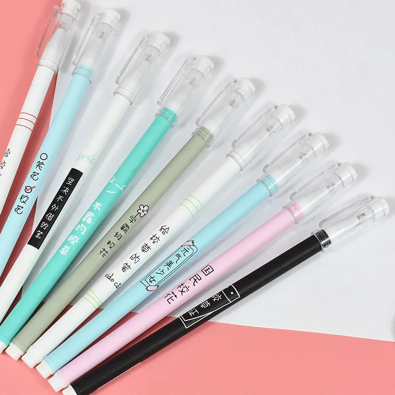 12pcs Hybrid gel pen 0.5 mm cute pen novelty stationery kawaii pen student cute Black signature pen school supplies
12pcs Hybrid gel pen 0.5 mm cute pen novelty stationery kawaii pen student cute Black signature pen school supplies