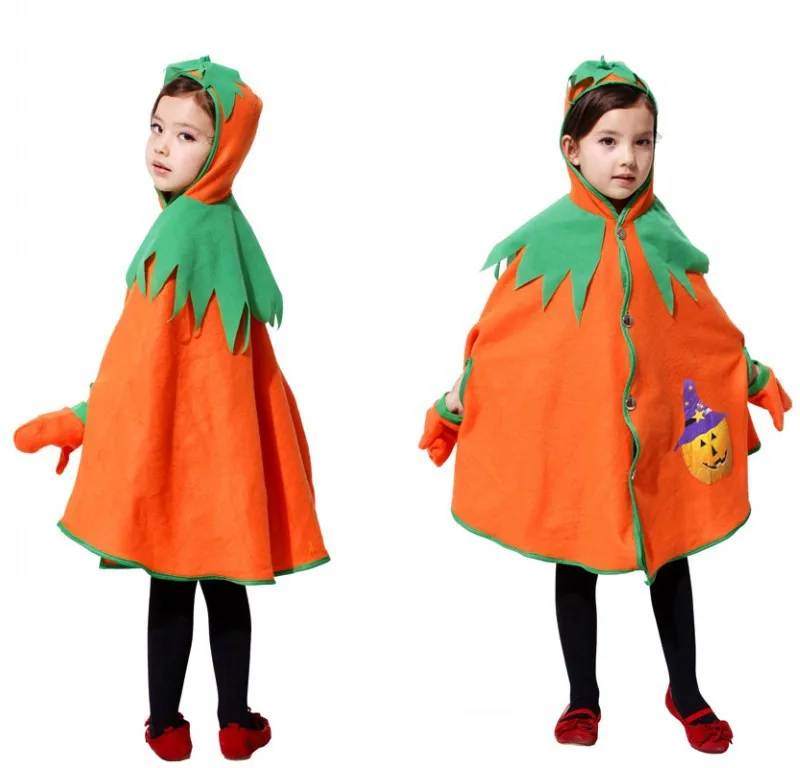 Boys Girls Orange Pumpkin Hooded Cloak Kids Stage Performance Outfit Halloween Cosplay Costumes Party Role Play Dress Up Suit
Boys Girls Orange Pumpkin Hooded Cloak Kids Stage Performance Outfit Halloween Cosplay Costumes Party Role Play Dress Up Suit