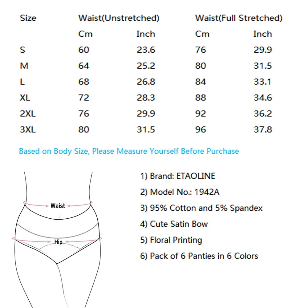 6Pcs/Lot Women Underwear Female Panties Lingerie Knickers Sexy Briefs Boyshort Cotton S-XXL
6Pcs/Lot Women Underwear Female Panties Lingerie Knickers Sexy Briefs Boyshort Cotton S-XXL