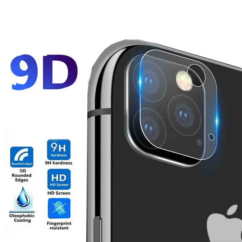 5 шт. пленка для объектива камеры Защитная iPhone 7 8 6 6s Plus 11 Pro XS Max XR X 9D задняя защита
