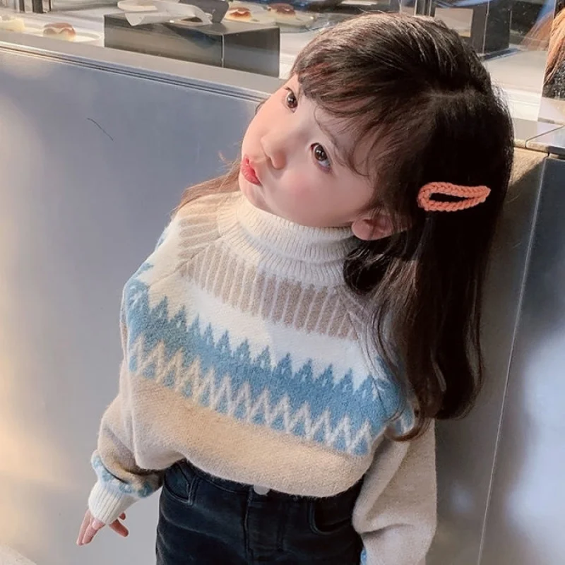 New Spring Winter Baby Girl Cotton Casual Pullover Sweater Children Knitted Woolen Kids Cute Printing Warm Thicken Loose 2021
New Spring Winter Baby Girl Cotton Casual Pullover Sweater Children Knitted Woolen Kids Cute Printing Warm Thicken Loose 2021
