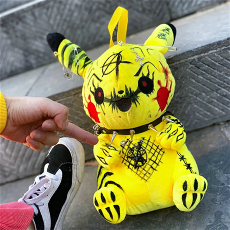 Original hand-made Diablo Evil Bikachu pin-shaped Tu-Cool Bungee Backpack Diagonal Bag
Original hand-made Diablo Evil Bikachu pin-shaped Tu-Cool Bungee Backpack Diagonal Bag