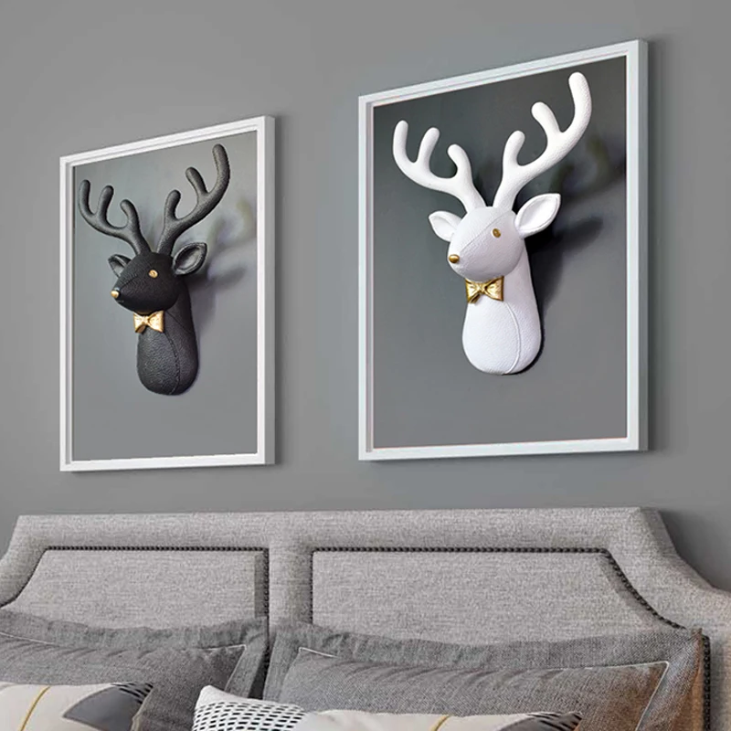 Home Wall Decor,3D Deer Head,Statue,Sculpture,Living Room Decoration Accessories,Figurine Miniature,Size 30*35*13cm,Hanging Art
Home Wall Decor,3D Deer Head,Statue,Sculpture,Living Room Decoration Accessories,Figurine Miniature,Size 30*35*13cm,Hanging Art