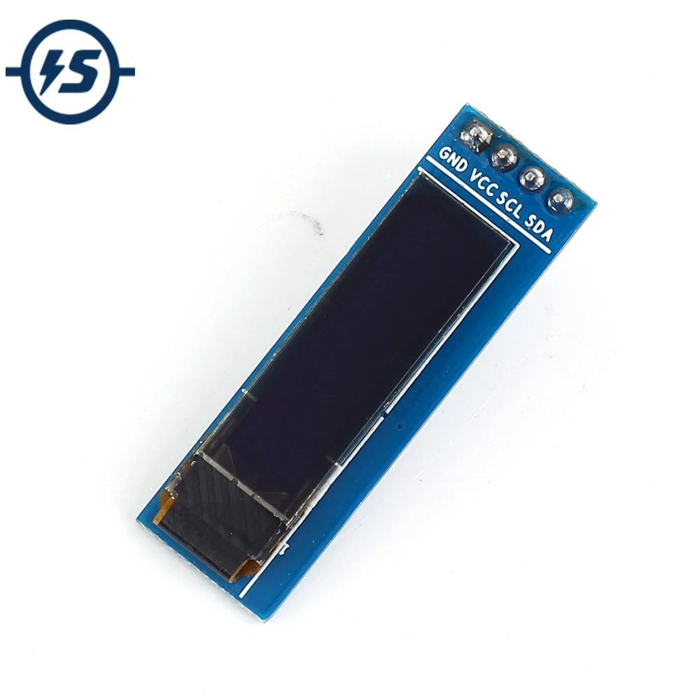 Модуль OLED дисплея 0 87 дюйма I2C IIC 128x32 белый драйвер SSD1316 128*32 3 В 5 В|ЖК-модули| |