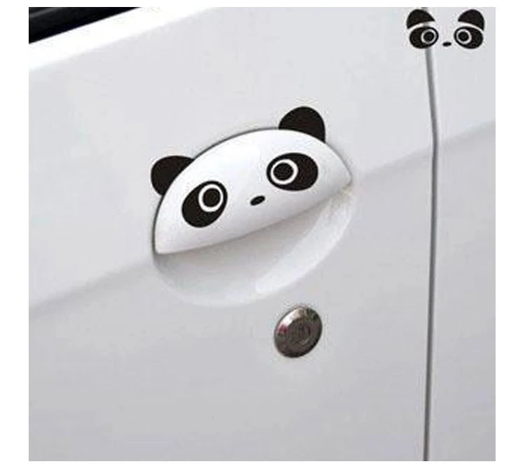 9*4CM 4PCS PANDA Handle Car Stickers Creative Cartoon Panda Car Door Handle Stickers Black Silver CT-691
9*4CM 4PCS PANDA Handle Car Stickers Creative Cartoon Panda Car Door Handle Stickers Black Silver CT-691