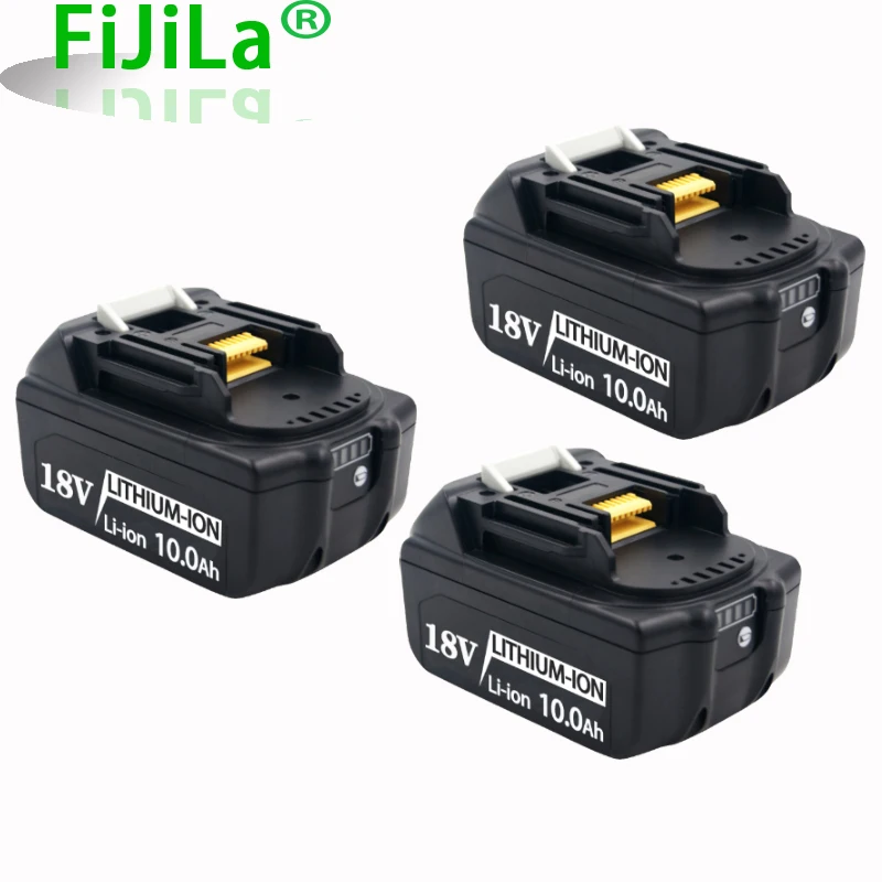 Original 18V 10Ah Rechargeable Battery Li-Ion Battery Replacement Power Tool Battery for MAKITA BL1880 BL1860 BL1830+3A Charger
Original 18V 10Ah Rechargeable Battery Li-Ion Battery Replacement Power Tool Battery for MAKITA BL1880 BL1860 BL1830+3A Charger