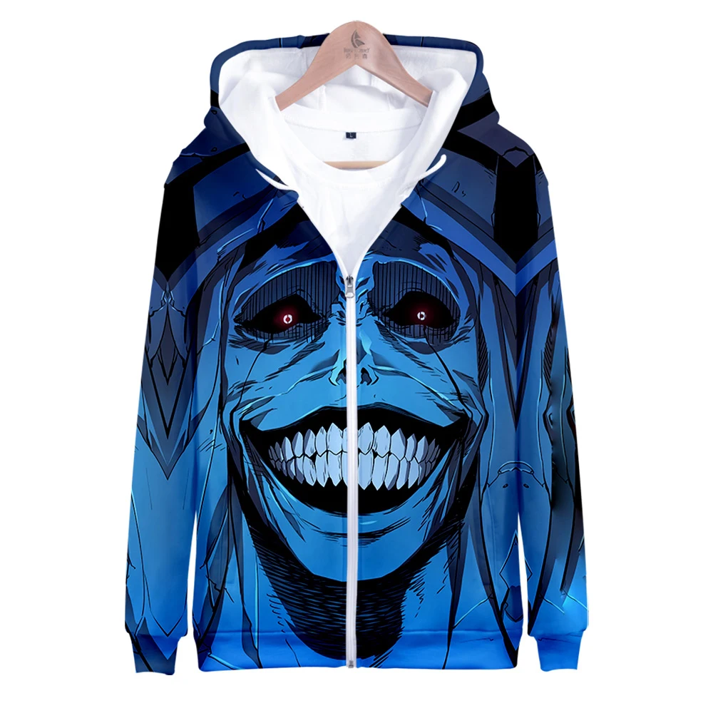 Solo Leveling Zipper Sweatshirt Women Men Hoodie Unisex Long Sleeve Harajuku Streetwear 2021 Korean Anime 3D Clothes Plus Size
Solo Leveling Zipper Sweatshirt Women Men Hoodie Unisex Long Sleeve Harajuku Streetwear 2021 Korean Anime 3D Clothes Plus Size