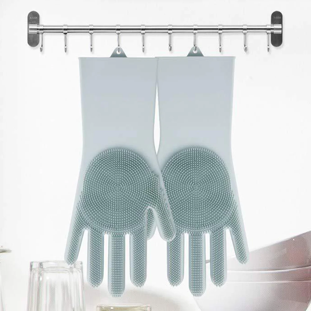 2Pcs Kitchen Cleaning Dishwashing Gloves Magic Silicone Scrubber Multifunction Rubber Dish Washing Gloves Cleaning Pet Hair Care
2Pcs Kitchen Cleaning Dishwashing Gloves Magic Silicone Scrubber Multifunction Rubber Dish Washing Gloves Cleaning Pet Hair Care