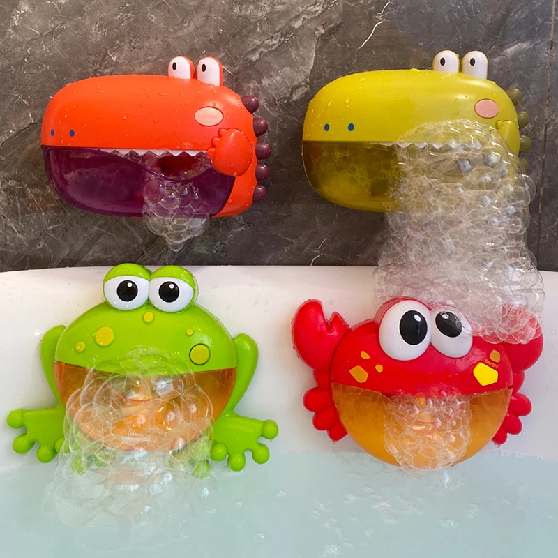 Лягушка пузырь Музыка Детские Игрушки для ванны Дети бассейн ванна