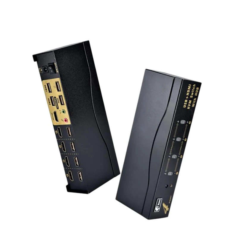 Коммутатор KVM MOOL, совместимый с HDMI, мониторы 4 в 1, обновленная поддержка HDR 4K @ 30 Гц, Поддержка каскадного мониторинга, разъем US
Коммутатор KVM MOOL, совместимый с HDMI, мониторы 4 в 1, обновленная поддержка HDR 4K @ 30 Гц, Поддержка каскадного мониторинга, разъем US