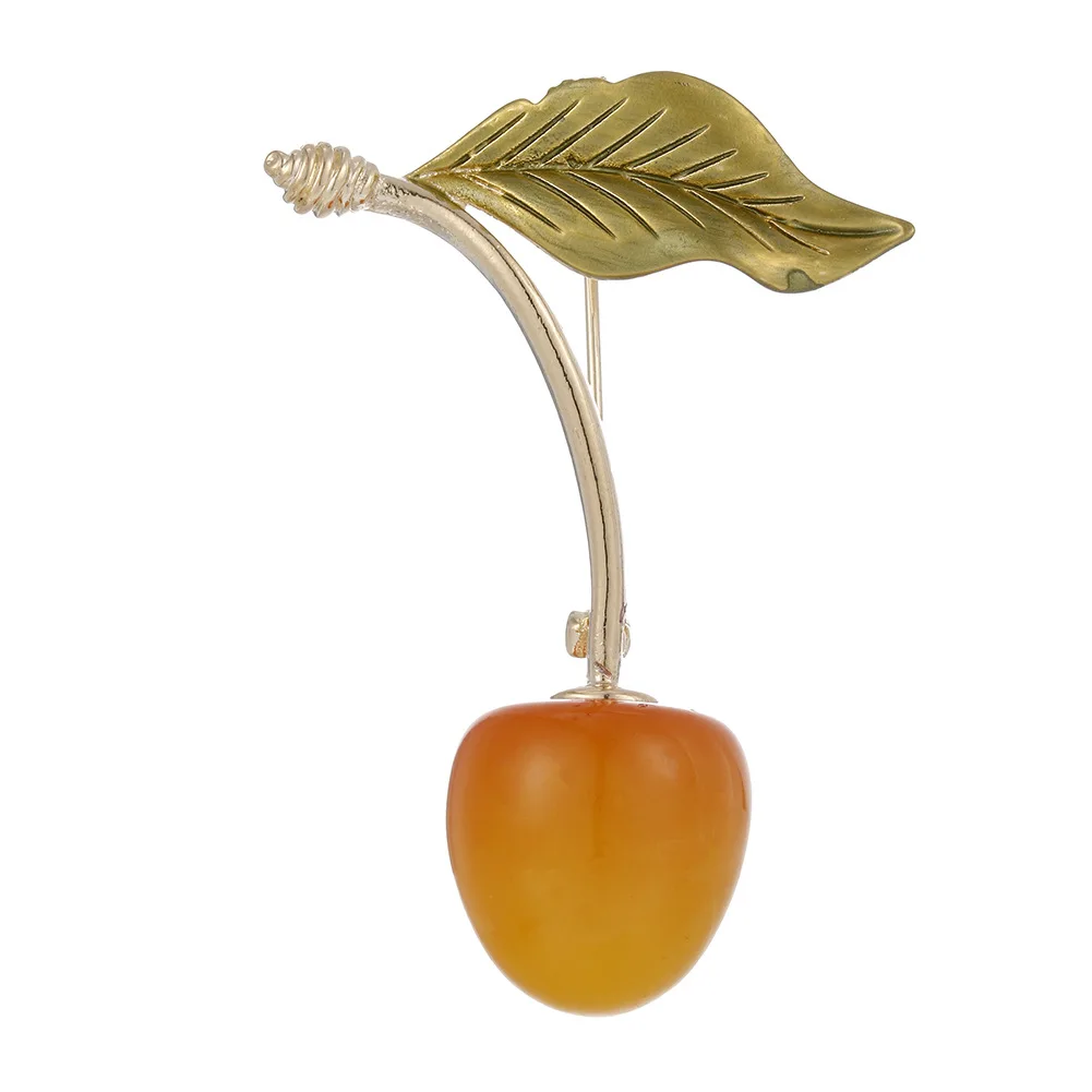 New Sweet Leaves Cherry Brooches For Women Girl Fashion Red Yellow Enamel Cherry Fruits Weddings Party Brooch Pins Jewelry Gift
New Sweet Leaves Cherry Brooches For Women Girl Fashion Red Yellow Enamel Cherry Fruits Weddings Party Brooch Pins Jewelry Gift
