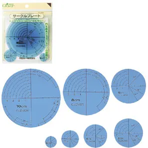 Patchwork use circle drawing template combination set 57-894 imported from Japan CLOVER tool
Patchwork use circle drawing template combination set 57-894 imported from Japan CLOVER tool