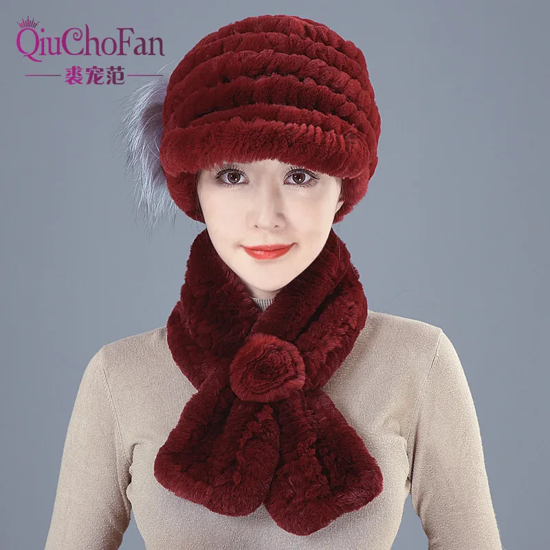 2021 Brand Women Genuine Rex Rabbit Fur Hats Winter Rex Rabbit Fur Beanies Striped Top Flower Fox Fur Warm Real Fur Knit Caps
2021 Brand Women Genuine Rex Rabbit Fur Hats Winter Rex Rabbit Fur Beanies Striped Top Flower Fox Fur Warm Real Fur Knit Caps