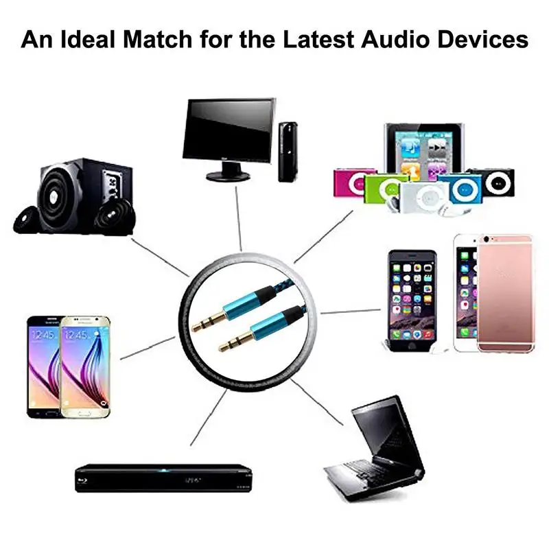 3.5mm Jack Cable Car Aux Audio Cable Line Cord For Car Earphone MP3 PC For Andriod Aux Music AudioVideo Cable Accessories
3.5mm Jack Cable Car Aux Audio Cable Line Cord For Car Earphone MP3 PC For Andriod Aux Music AudioVideo Cable Accessories