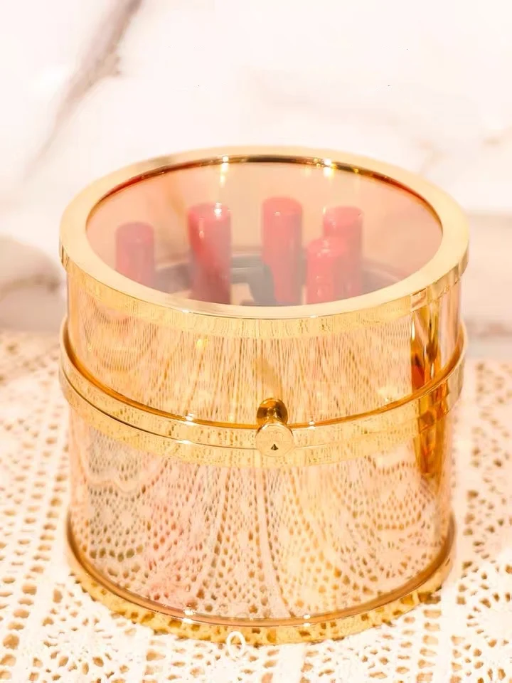 Luxuly Glass Makeup Brush Organizer Pearls Holder with Cover Desktop Beauty Makeup Container Set Cosmetic Lipstick Storage Box
Luxuly Glass Makeup Brush Organizer Pearls Holder with Cover Desktop Beauty Makeup Container Set Cosmetic Lipstick Storage Box