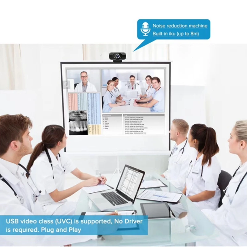 1080P HD Webcam Plug and Play PC Camera Compatible Computer Desktop Video Conference Online Course Teaching
1080P HD Webcam Plug and Play PC Camera Compatible Computer Desktop Video Conference Online Course Teaching