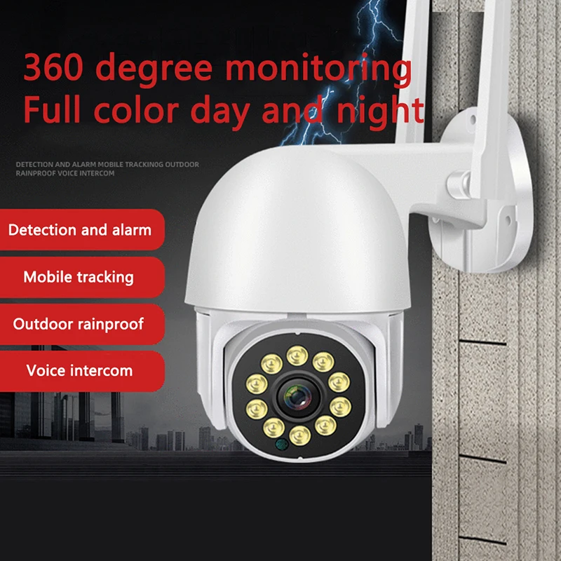 1080P Outdoor Smart Camera Wireless Auto Tracking Cam 2MP Wifi IP Camera Digital Ai Human Camcorders Surveillance Home Security
1080P Outdoor Smart Camera Wireless Auto Tracking Cam 2MP Wifi IP Camera Digital Ai Human Camcorders Surveillance Home Security