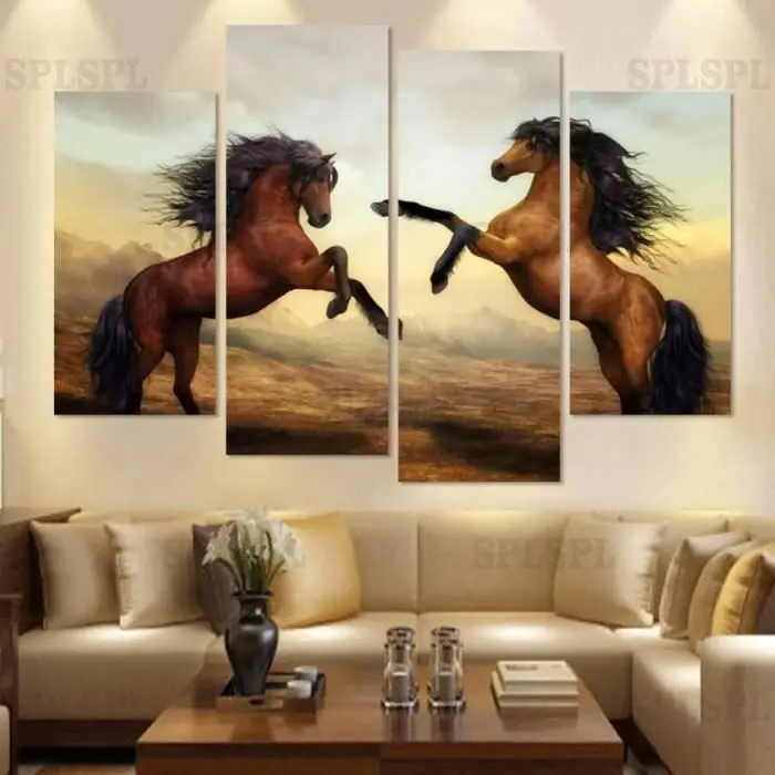 4 Pieces Run Horse Painting Modern Wall Painting Home Decorative Wall Art Picture Painting on Canvas Un framed
4 Pieces Run Horse Painting Modern Wall Painting Home Decorative Wall Art Picture Painting on Canvas Un framed