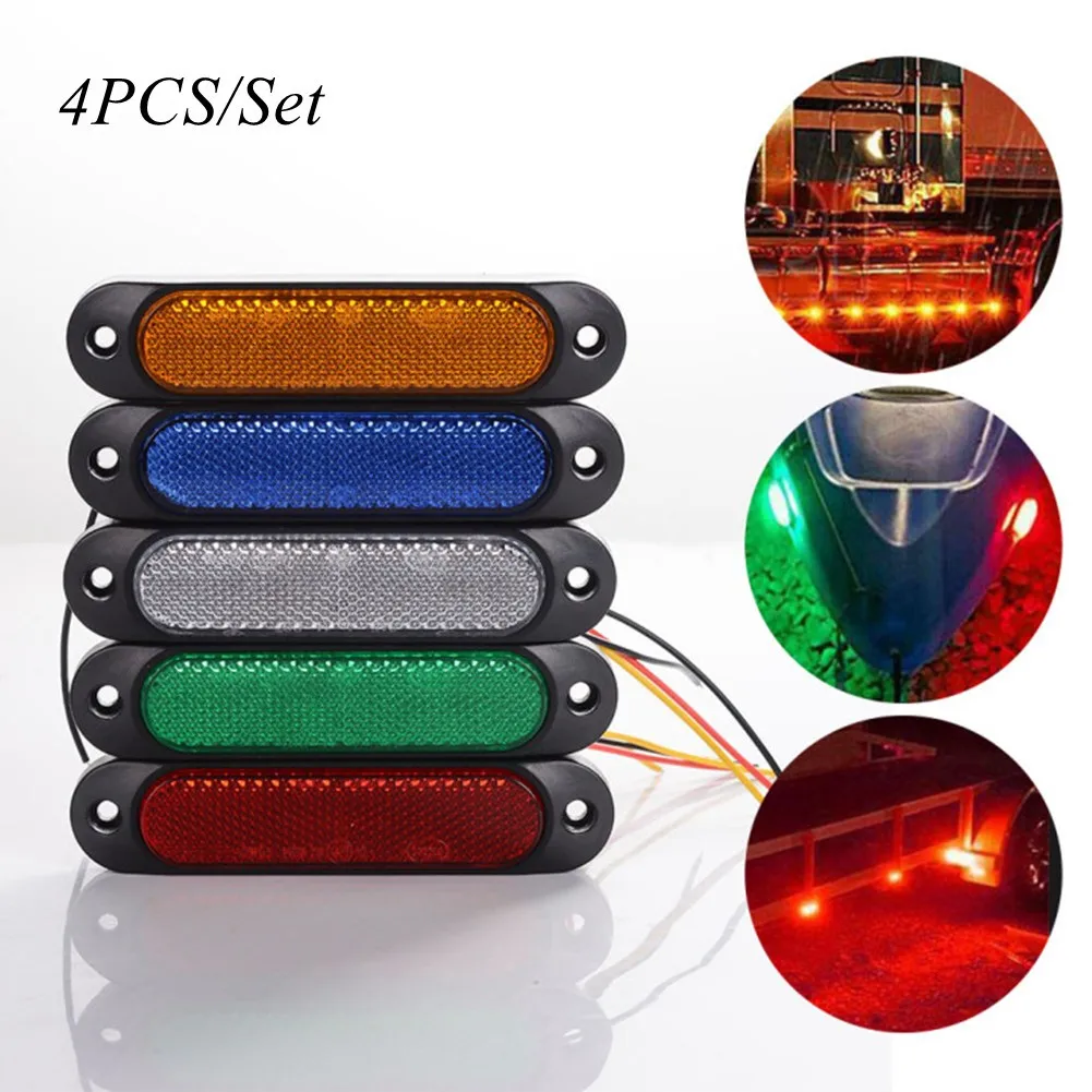 4X Motorhome Light Marine Yacht Car Side Light Motorcycle 27-LED Reflector Rear Tail Brake Turn Signal Light 12V-24V Universal
4X Motorhome Light Marine Yacht Car Side Light Motorcycle 27-LED Reflector Rear Tail Brake Turn Signal Light 12V-24V Universal