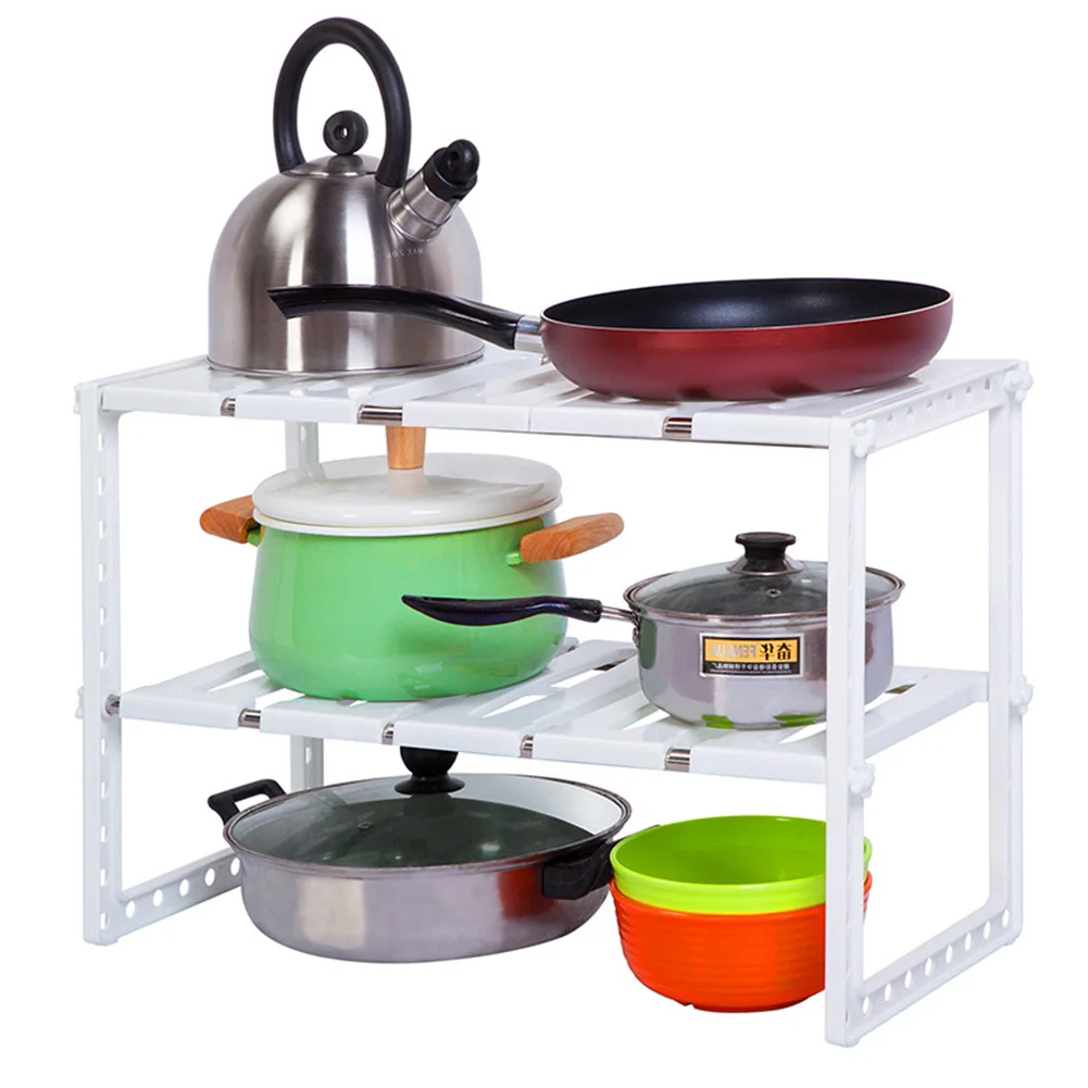 2-Tier Sink Rack Organizer Storage Expandable Adjustable Kitchen Shelf Holder DFK889
2-Tier Sink Rack Organizer Storage Expandable Adjustable Kitchen Shelf Holder DFK889