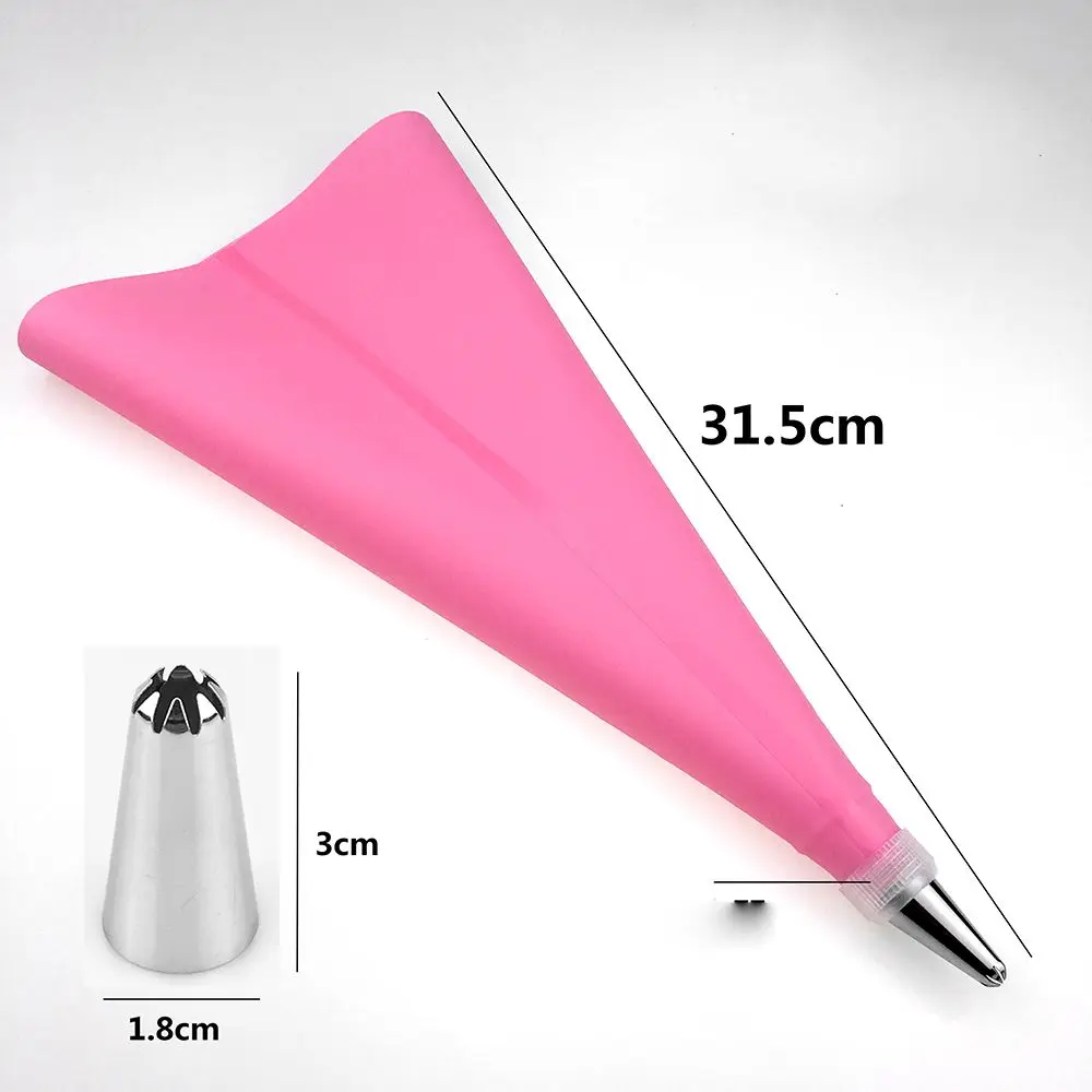 16pcs Silicone Pastry Bag Tips Diy Icing Piping Cream Reusable Pastry Bag +14nozzle Cake Decor Tools Kitchen Accessories
16pcs Silicone Pastry Bag Tips Diy Icing Piping Cream Reusable Pastry Bag +14nozzle Cake Decor Tools Kitchen Accessories