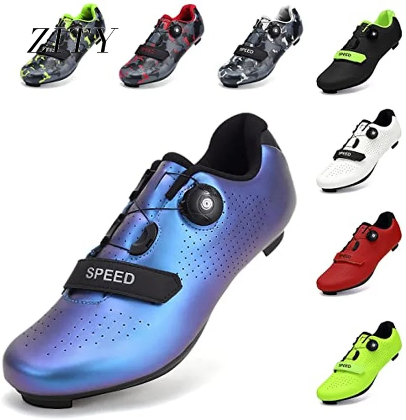Men's Road Mountain Bike Cycling Shoes Outdoor Sports Self-Locking Anti-Skid Sports Racing Fast Rotating Buckle Bicycle Shoes
Men's Road Mountain Bike Cycling Shoes Outdoor Sports Self-Locking Anti-Skid Sports Racing Fast Rotating Buckle Bicycle Shoes