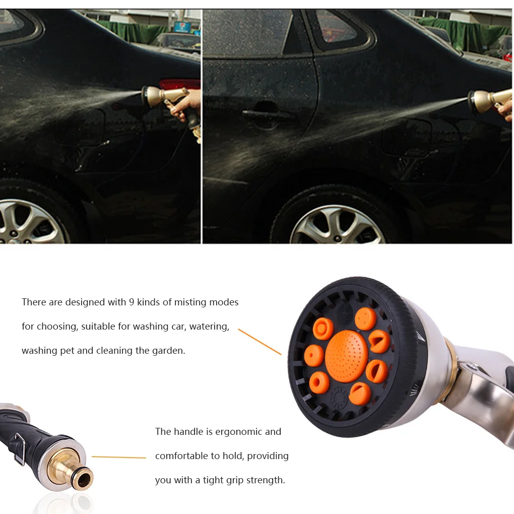 Adjustable Pressure Washer Garden Hose Water Gun High Pressure Power Washer Water Jet Car Sprayer Plant Misting Nozzle Sprinkler
Adjustable Pressure Washer Garden Hose Water Gun High Pressure Power Washer Water Jet Car Sprayer Plant Misting Nozzle Sprinkler