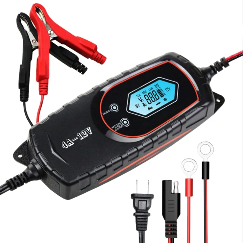 Auto Parts, Emergency Equipment, Car Smart Battery Charger 4A6V/12V 8-Segment Auto Repair LCD Battery Charger
Auto Parts, Emergency Equipment, Car Smart Battery Charger 4A6V/12V 8-Segment Auto Repair LCD Battery Charger