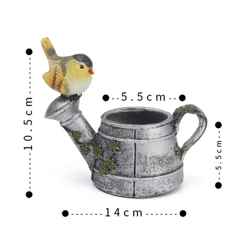 Succulent Flower Mini Bird Shower Resin Desktop Decorative Pot for Home Decor Crafts Ornament
Succulent Flower Mini Bird Shower Resin Desktop Decorative Pot for Home Decor Crafts Ornament