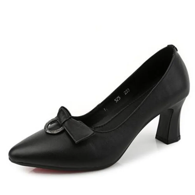 New Spring Pointed Bow Genuine Leather Shoes Women High Heel Shoes Women Shoes Elegant Fashion Banquet Wedding Heel High Shoes
New Spring Pointed Bow Genuine Leather Shoes Women High Heel Shoes Women Shoes Elegant Fashion Banquet Wedding Heel High Shoes