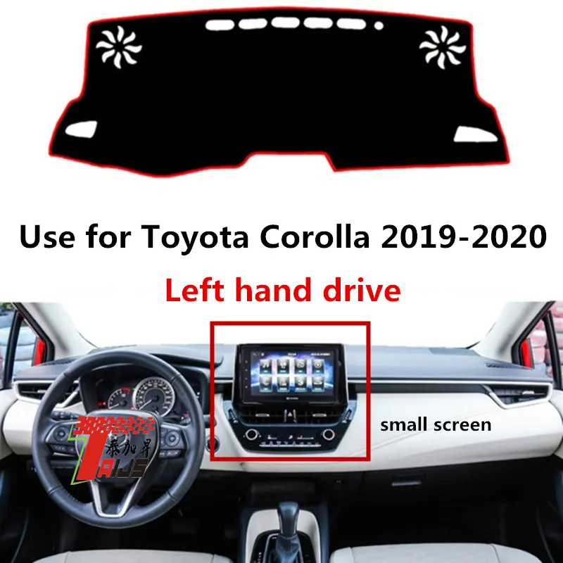 3 вида цветов Автомобильный декоративный коврик для приборной панели для TOYOTA COROLLA 2019-2020, маленький экран, левый руль, автомобильная приборна...
3 вида цветов Автомобильный декоративный коврик для приборной панели для TOYOTA COROLLA 2019-2020, маленький экран, левый руль, автомобильная приборна...