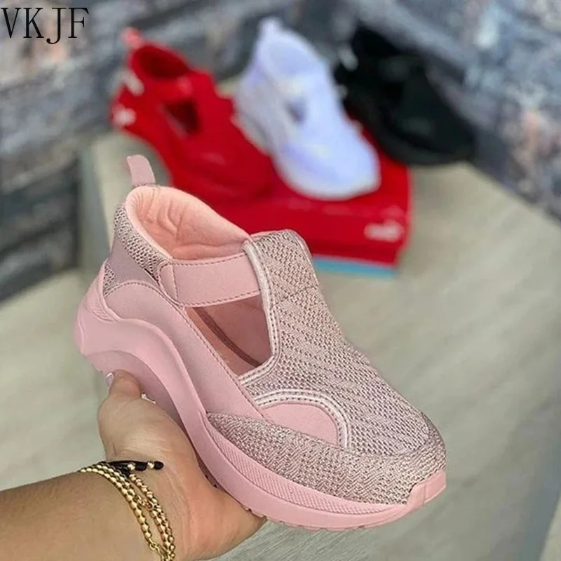 Net Red Hot Models Women's New Casual Single Shoes Thick-soled Flying Knit Sneakers Old Shoes
Net Red Hot Models Women's New Casual Single Shoes Thick-soled Flying Knit Sneakers Old Shoes