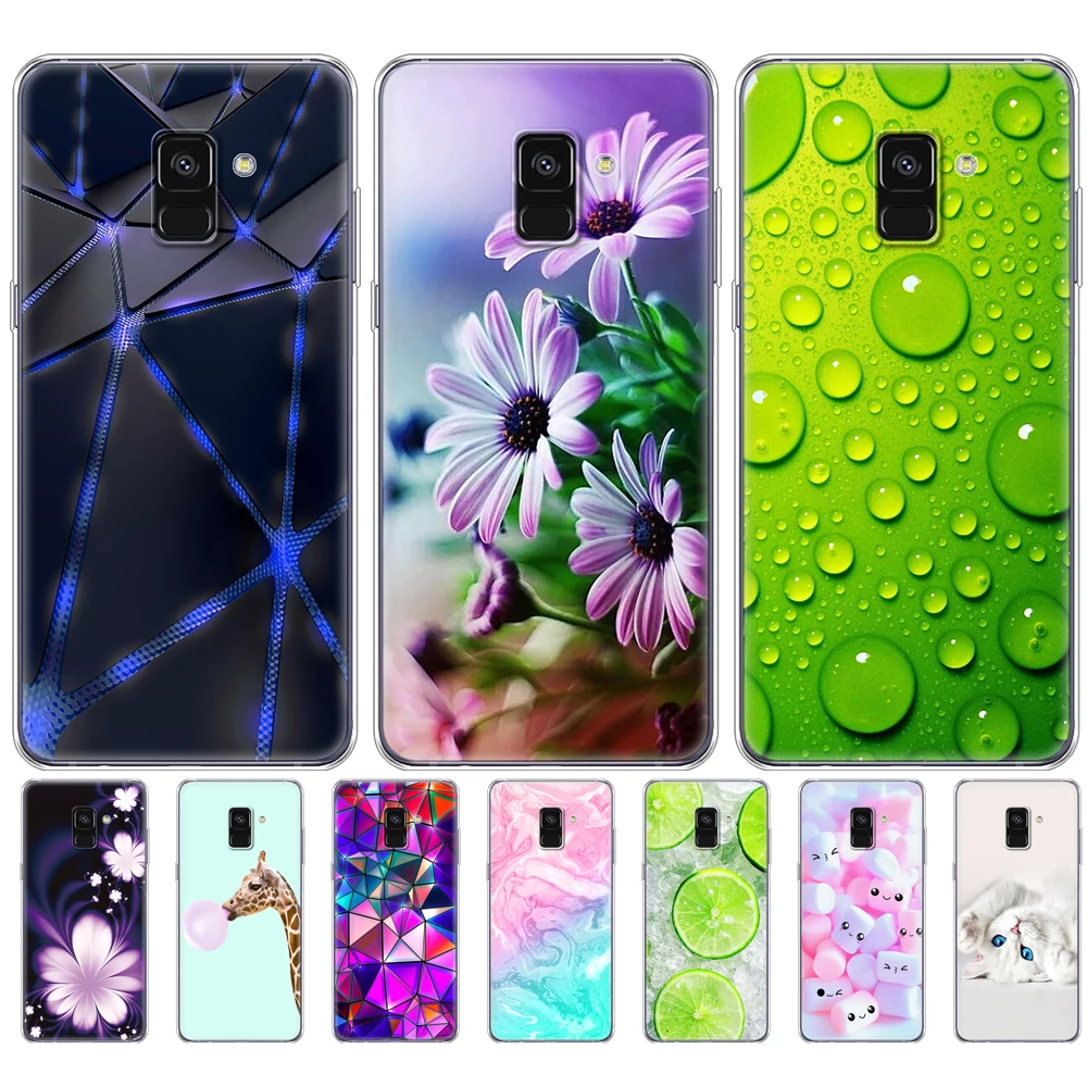 

silicon case For Samsung Galaxy A8 2018 A530 A530F case Soft TPU Phone Cover For Samsung A8 Plus 2018 A730 A730F Case Clear bag