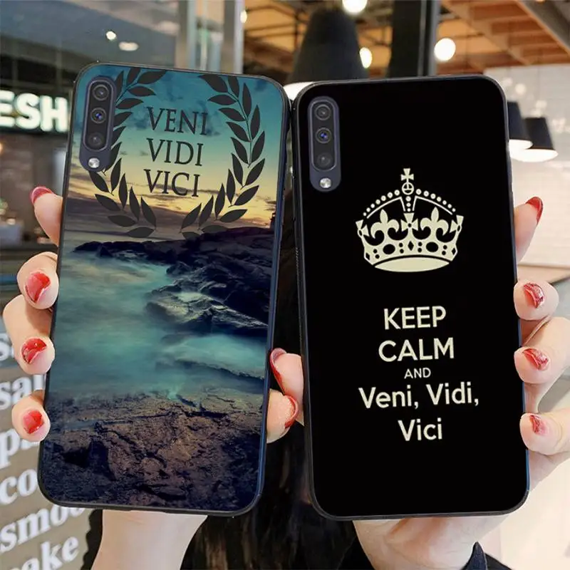 Veni Vidi Vici Phone Case For Samsung A51 A71 A40 A50 A70 A10 A20 A30 A6 A7 A8 A9
Veni Vidi Vici Phone Case For Samsung A51 A71 A40 A50 A70 A10 A20 A30 A6 A7 A8 A9