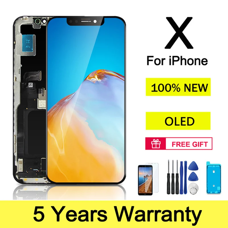 AAA+++ For IPhone X LCD Display OLED with 3D Touch Digitizer For Iphone XR XS Max 11 Pro Max Digitizer Replacement LCD Screen
AAA+++ For IPhone X LCD Display OLED with 3D Touch Digitizer For Iphone XR XS Max 11 Pro Max Digitizer Replacement LCD Screen