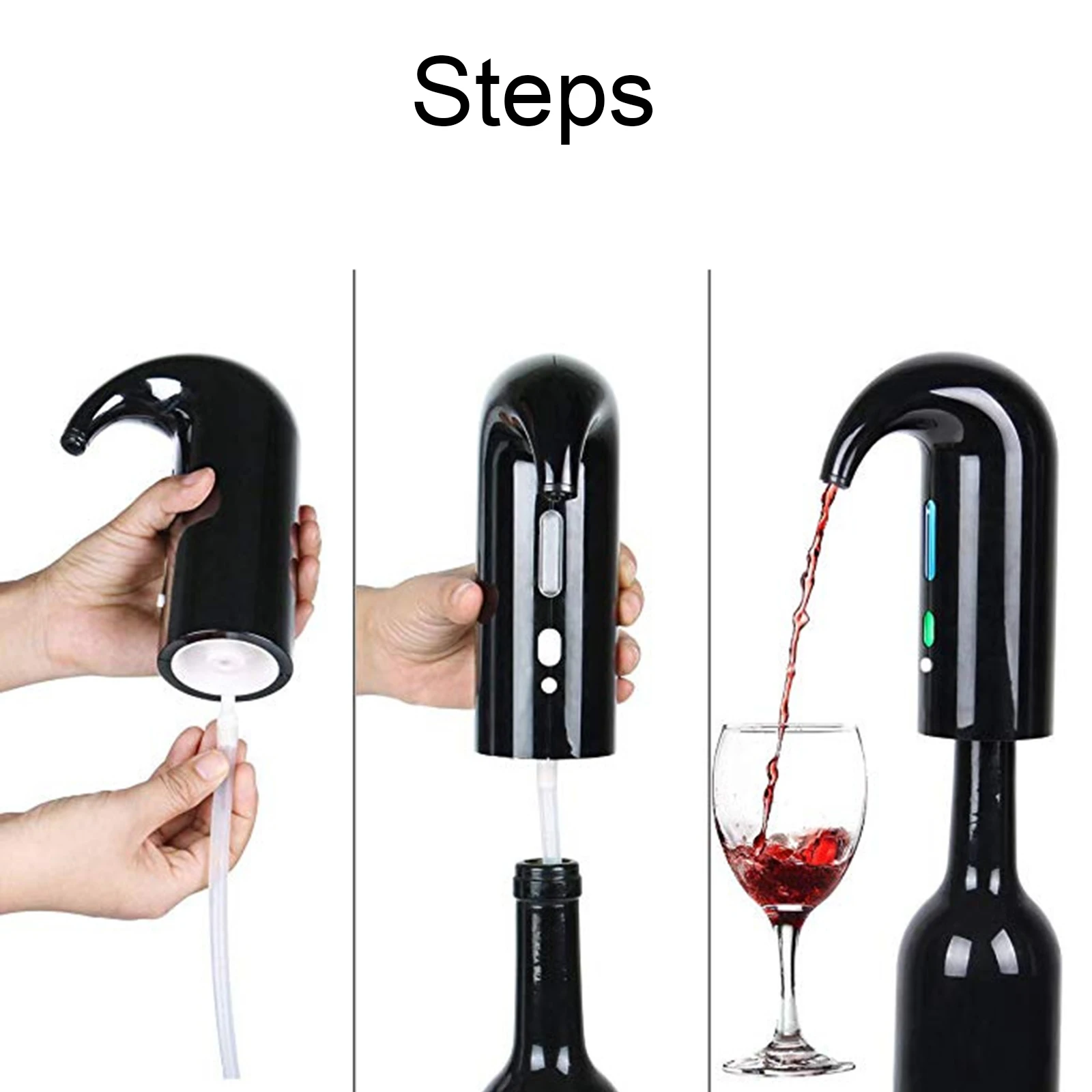 Portable Electric Wine Pourer Tools Smart Wine Decanter Automatic Red Wine Pourer Aerator Decanter Dispenser Bar Accessories
Portable Electric Wine Pourer Tools Smart Wine Decanter Automatic Red Wine Pourer Aerator Decanter Dispenser Bar Accessories