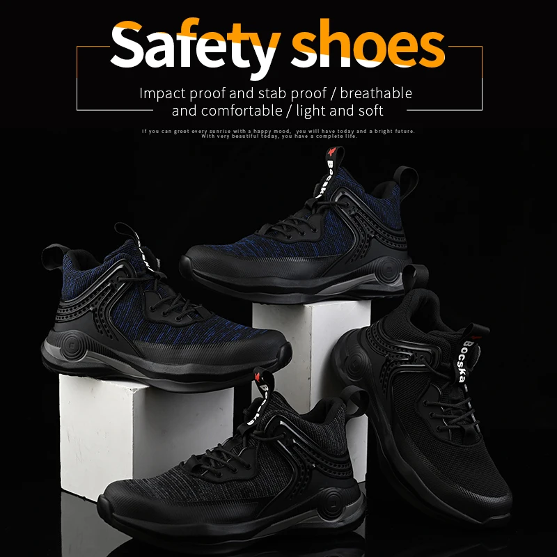 Work Safety Shoes Woman and Men Be Applicable Outdoor Steel Toe Anti Smashing Anti-slip Puncture Proof Work Boots Comfortable
Work Safety Shoes Woman and Men Be Applicable Outdoor Steel Toe Anti Smashing Anti-slip Puncture Proof Work Boots Comfortable